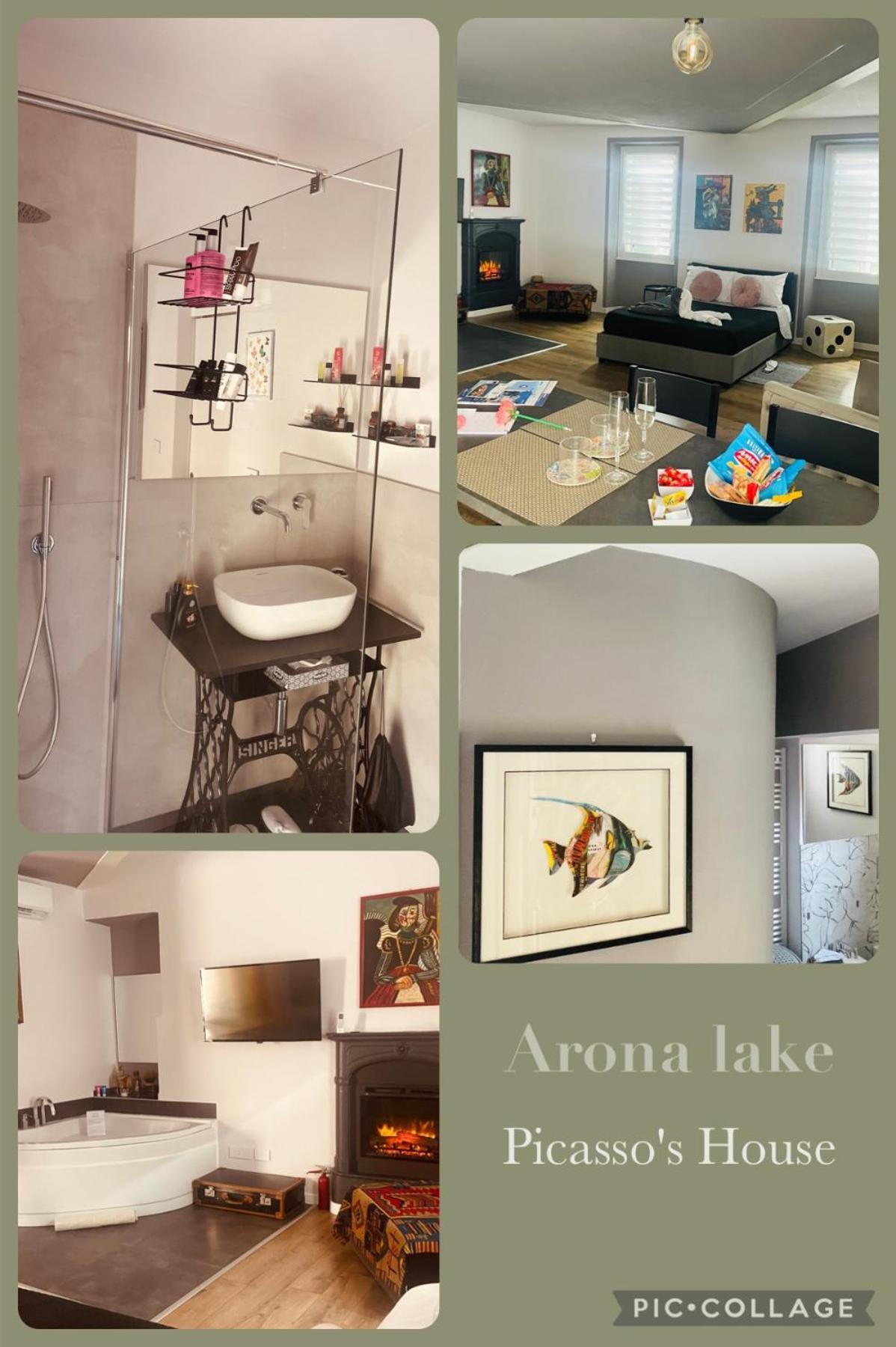 Apartamento Arona Picasso'S House Modern Art Exterior foto